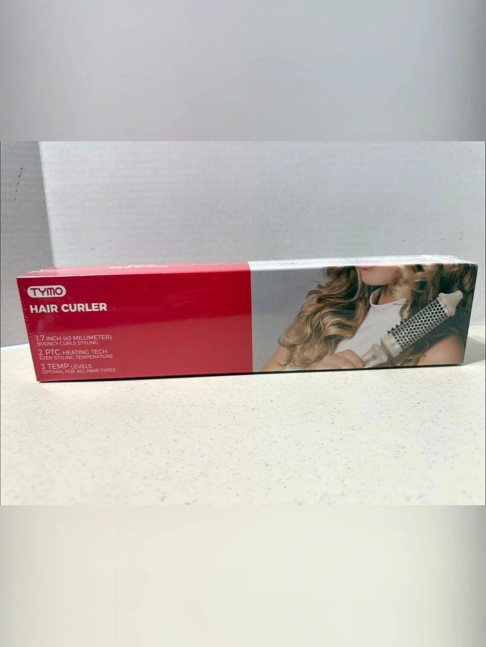 TYMO STYLUX Thermal Brush Hair Curler NWT